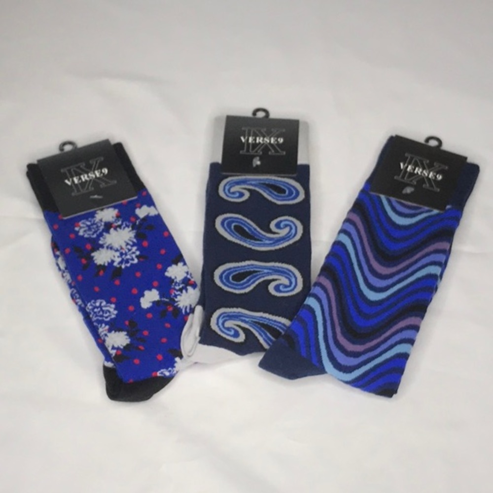 VERSE9 Blue Socks Package